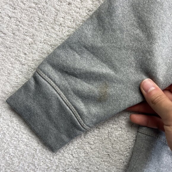 Burton Hoodie Sweatshirt Men's Size Medium Gray Mountain / Sun Rise Doodle Read - Picture 13 of 15